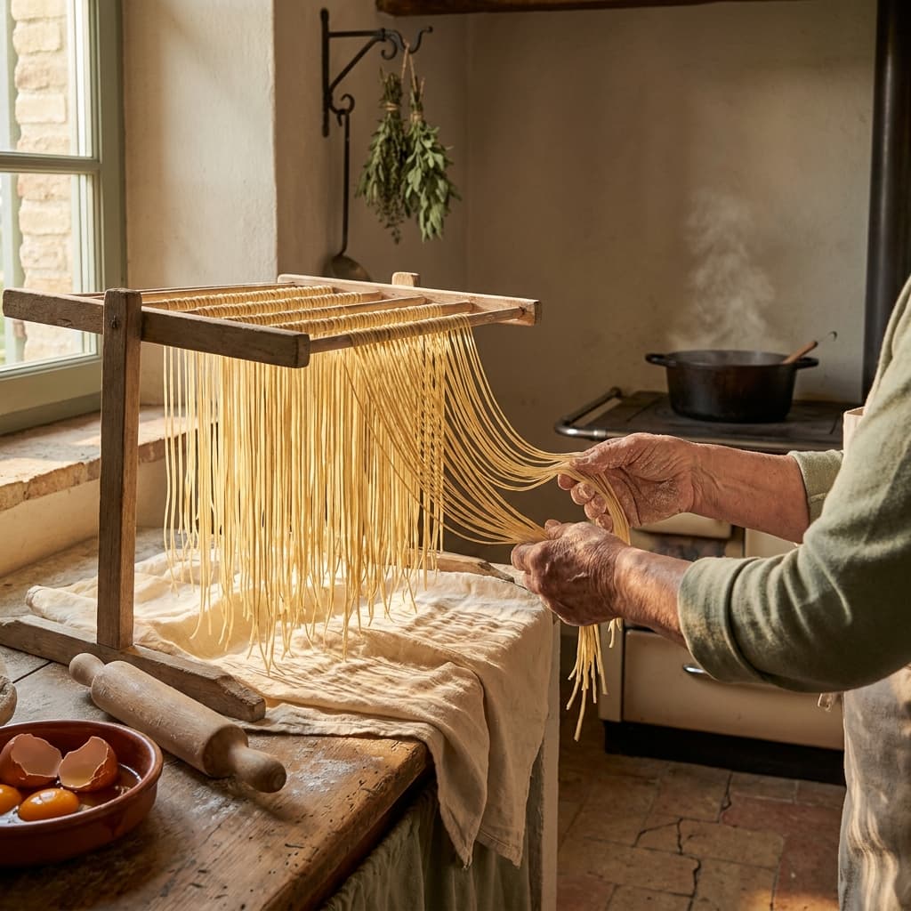 Campofilone, la pasta che si misura in fili sottili come l'estate