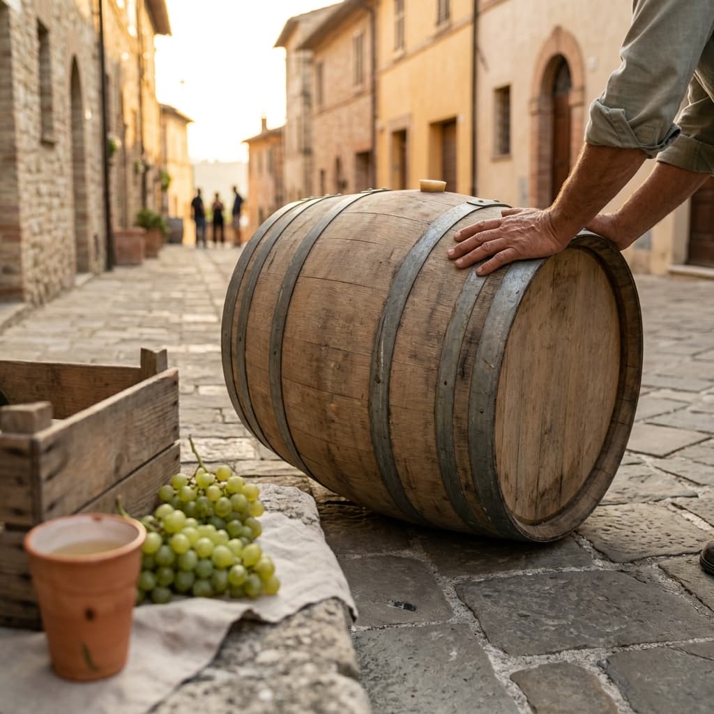 Cerreto d'Esi, la Festa dell'Uva e la corsa delle botti