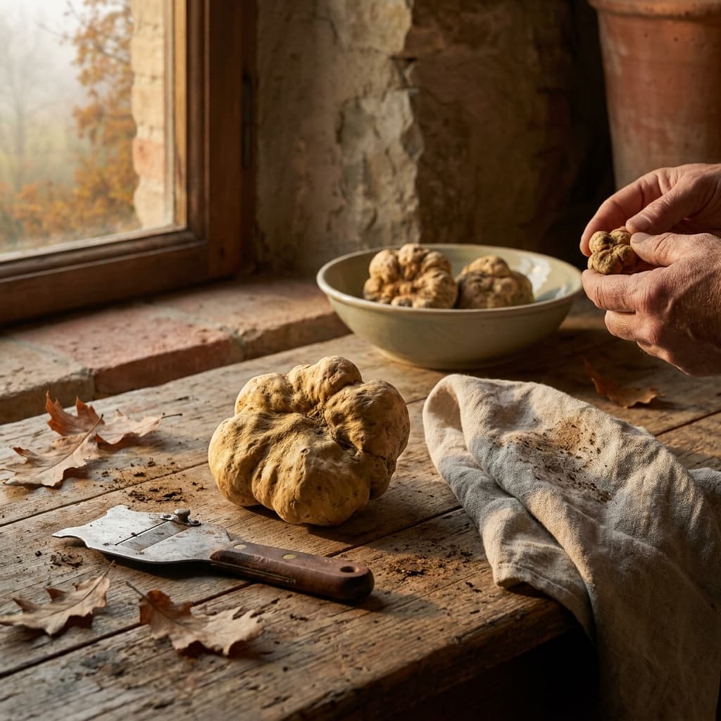 Acqualagna, dove il tartufo bianco si sente prima di vederlo