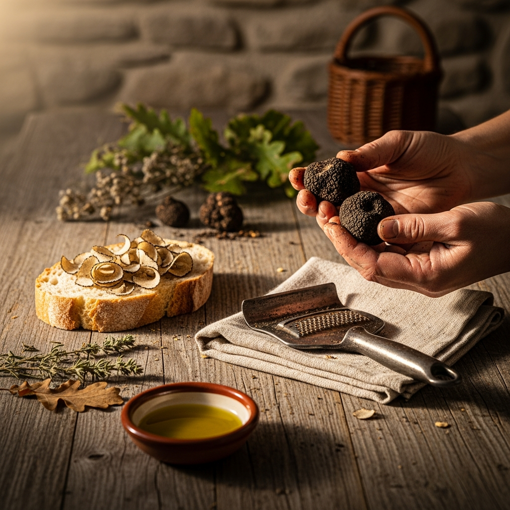 Acqualagna, il tartufo nero estivo che profuma d'agosto
